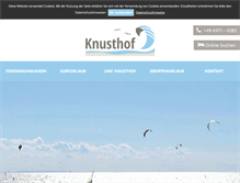 Tablet Screenshot of knusthof.de